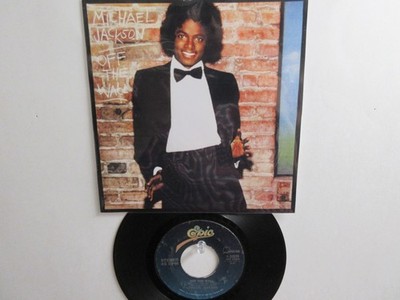   ' MICHAEL JACKSON ' HIT  45 + PICTURE [ OFF THE WALL ]   1980 !  