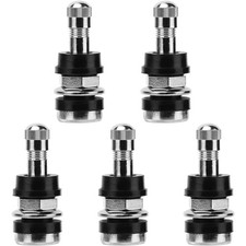 Tire Valve Stem 5 Pcs Metal Clamp-in High Pressure For Cars Trucks Atv
