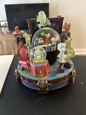 Disney Haunted Mansion Snowglobe Mickey Mouse Collectible Slight Damage Untested