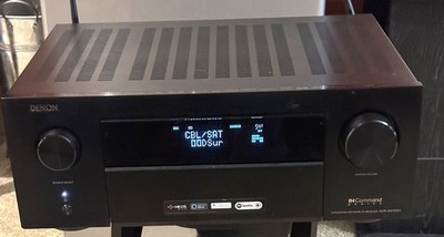 DENON  AVR-X4700H 9.2-Channel 8K AV Receiver with HEOS Built-in . TESTED, WORKS.