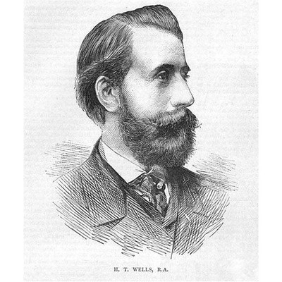 Henry Tanworth Wells englischer Maler - antiker Druck 1870