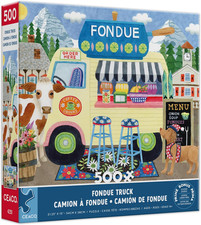 Ceaco - Stephanie Peterson Jones - Fondue Truck - 500 Piece Puzzle NEW SEALED