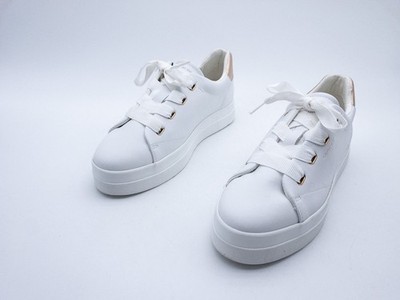 GANT Damen Sneaker Halbschuh Turnschuh Schnürschuh weiß Gr 38 EU Art 41090-10