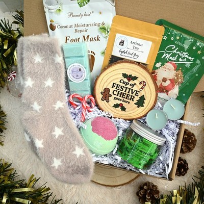 Weihnachtsgeschenk für Sie Verwöhnen Geschenkset Self Care Spa Geburtstag Korb Frauen