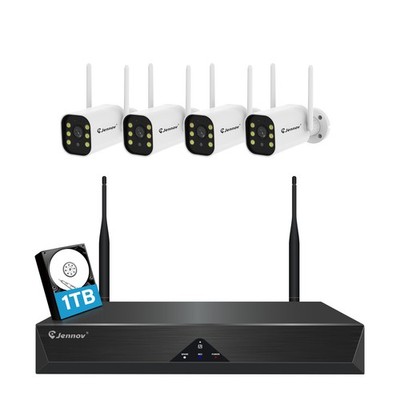 Wireless WIFI Camera Home Security System Outdoor CCTV 5MP 10CH 1TB NVR Lot