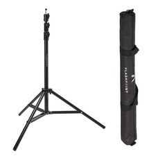 Flashpoint Pro Heavy-Duty Air-Cushioned Light Stand Black, 7.2' 