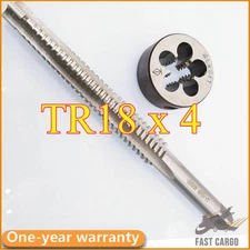 1set New TR18 X 4 Trapezoidal Metric HSS Left Hand Thread Tap and Die Fast Ship#