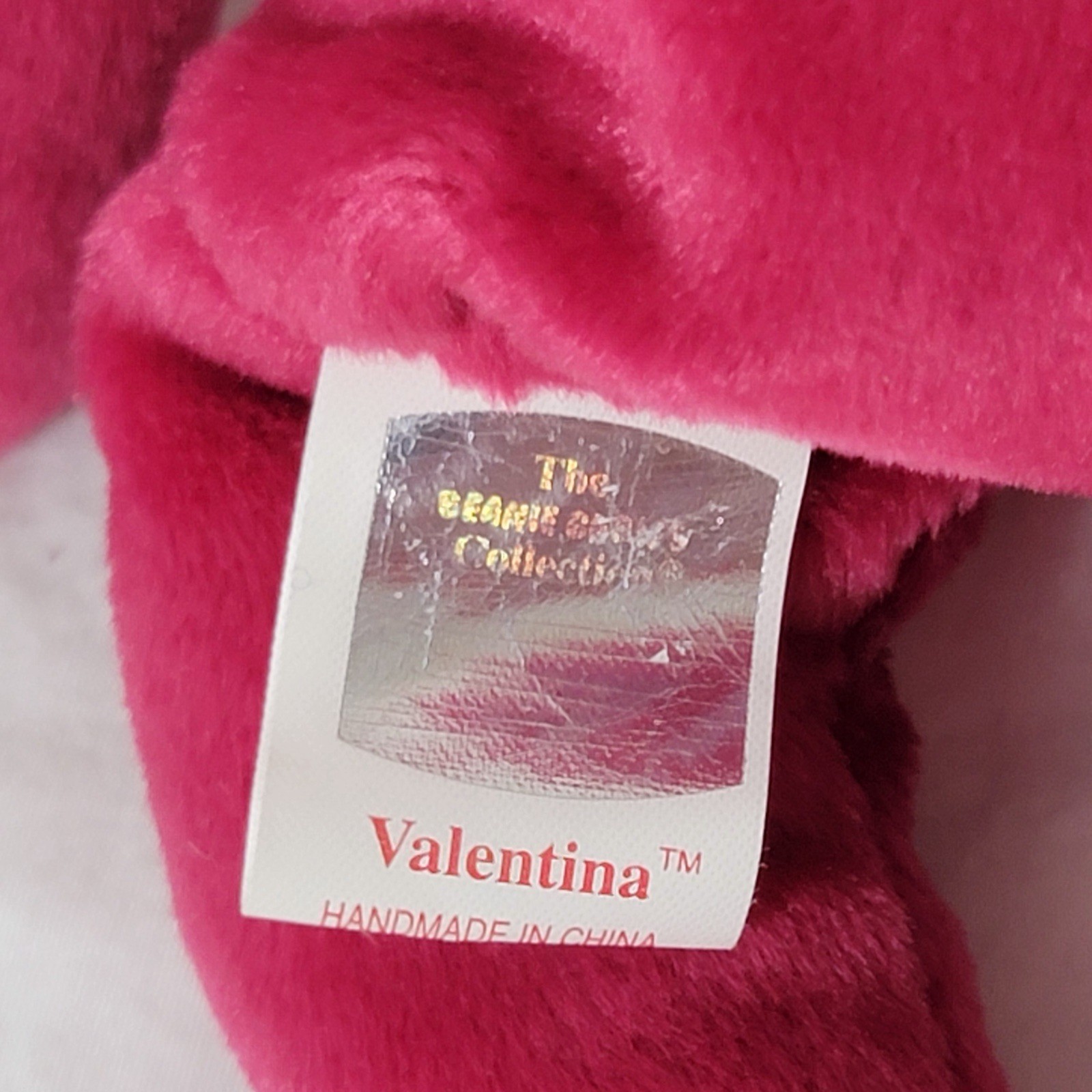 TY BEANIE BABY COMBO VALENTINO & VALENTINA Retired RARE Tag Errors See Details thumbnail 4