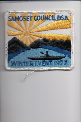1977 Samoset Council Winter Event patch