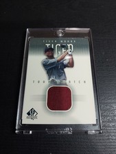 2001 SP Authentic - Tour Swatch Tiger Woods #TW-TS (MEM, RC) for