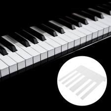 52pcs Practical Piano Keytops Piano Replacing Keys Supplies White 