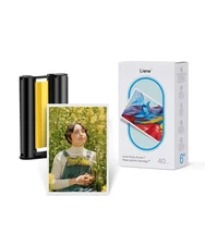 Liene Amber M100/M200 4x6" Photo Printer 80 Sheets 4-x-6-inch Inches, White