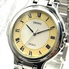 Working SEIKO Dolce Quartz New Battery Men s Wristwatch