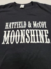 Hatfield & McCoy Moonshine Gilbert WV Black T-Shirt 2XL