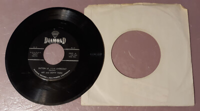 Art & Dotty Todd Button Up YOur Overcoat/12th Street Rag Diamond 7'' Vinyl 45rpm