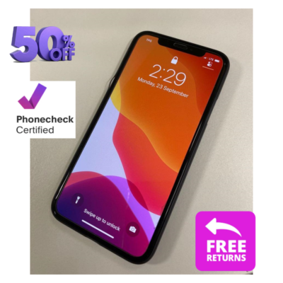 Apple iPhone X 64GB 256GB Space Gray Silver Unlocked T-Mobile Mint