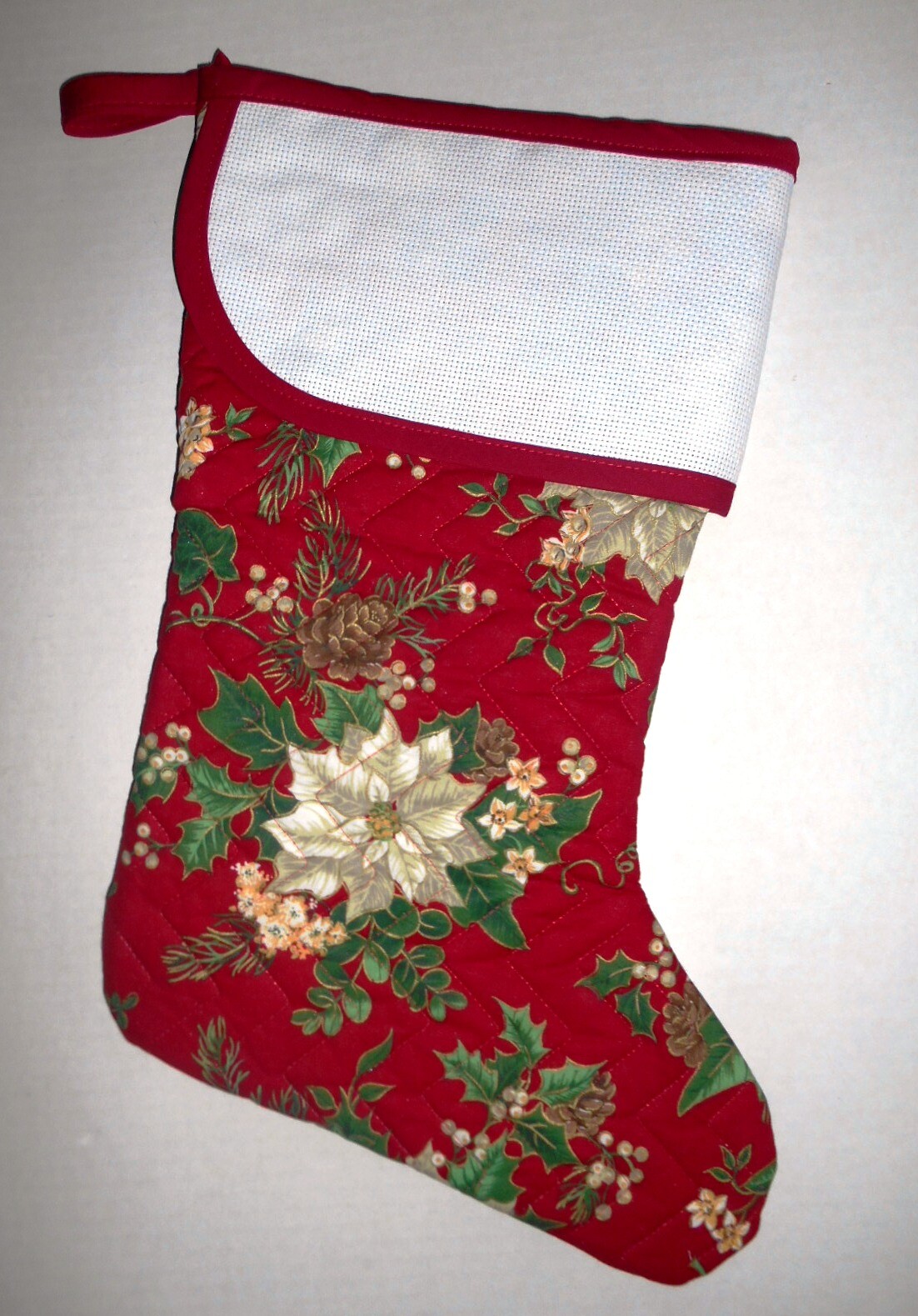 Christmas Stocking Aida Cuff | Christmas Stocking