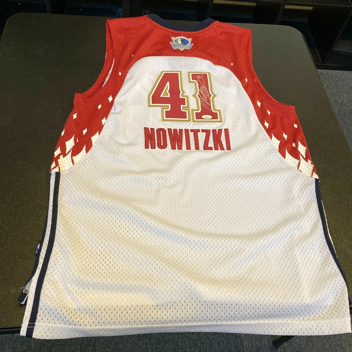 Dirk Nowitzki Signed 2007 All Star Game Dallas Mavericks Pro Cut