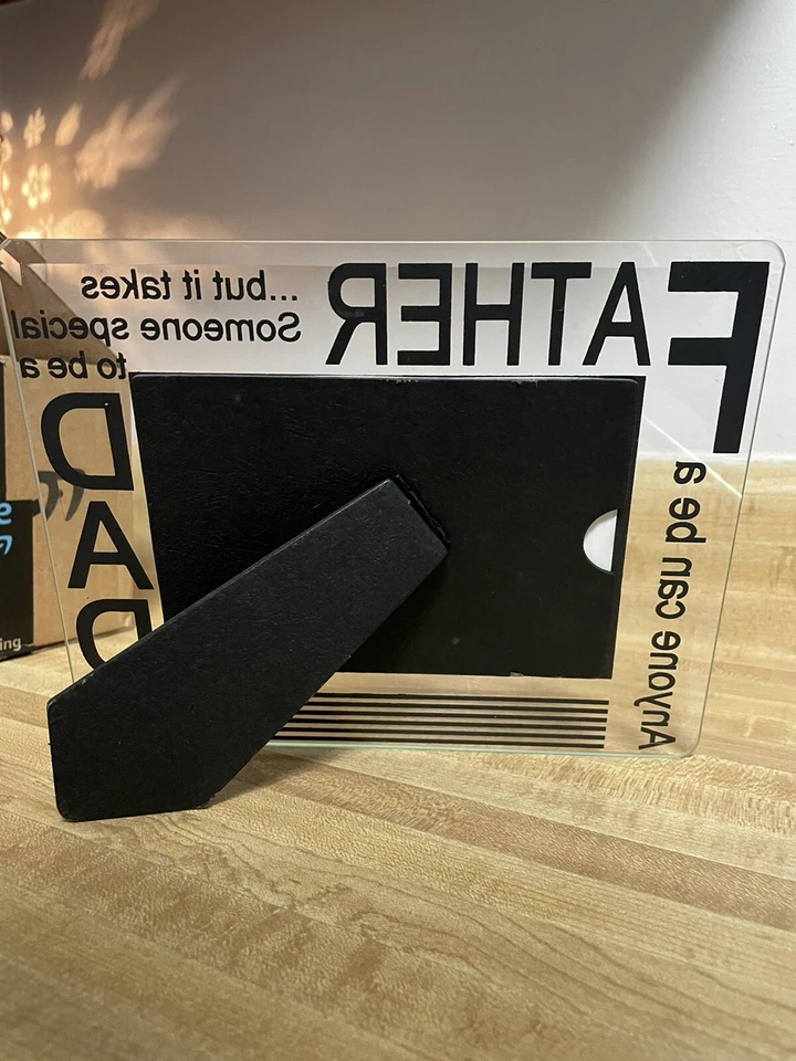 Marco de fotos de cristal Father 4x6 Foto 2 de 2