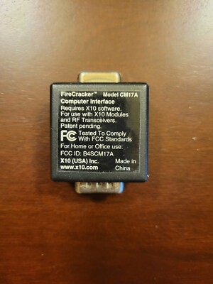 X10 CM17A FireCracker Computer Interface Module Serial Port | eBay