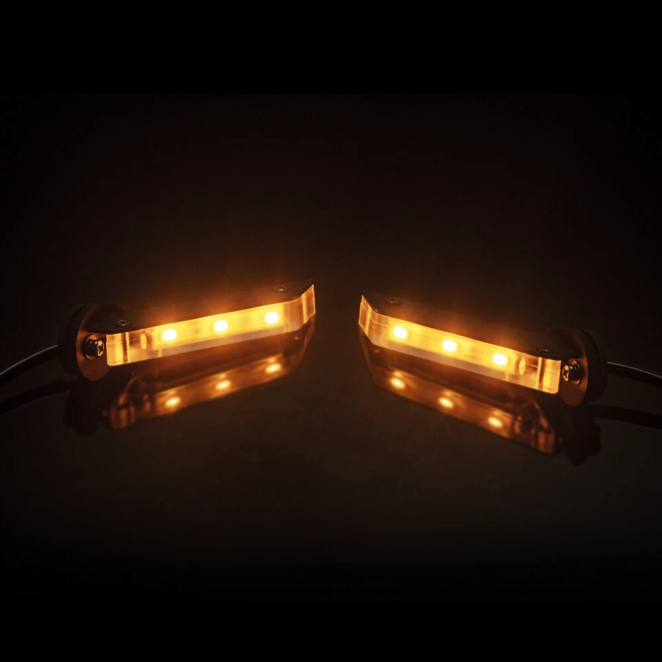 Luz de señal de giro LED de ala invisible para YAMAHA FZ07 MT-07 MT-09 TRACER 900 GT Foto 4 de 4