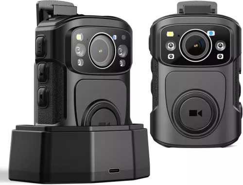 BOBLOV B4K5 Body Camera 4K GPS Police Body Camcorder Night Vision Camera 3400mAh - Picture 2 of 11