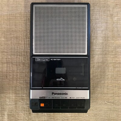 Vintage Panasonic Portable Cassette Tape Recorder Player RQ-2735