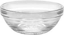 Duralex - Lys Stackable Clear Bowl 7.5 cm (3 in.) Set of 4
