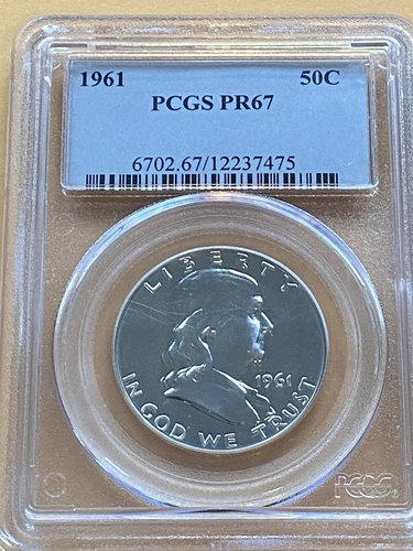 1961 Franklin Half Dollar PR67 PCGS
