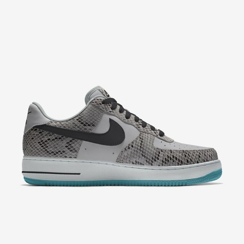 BNIN New Men Nike Air Force 1 Low By You Unlocked Crocodile Croc 8 UK - Picture 3 of 4