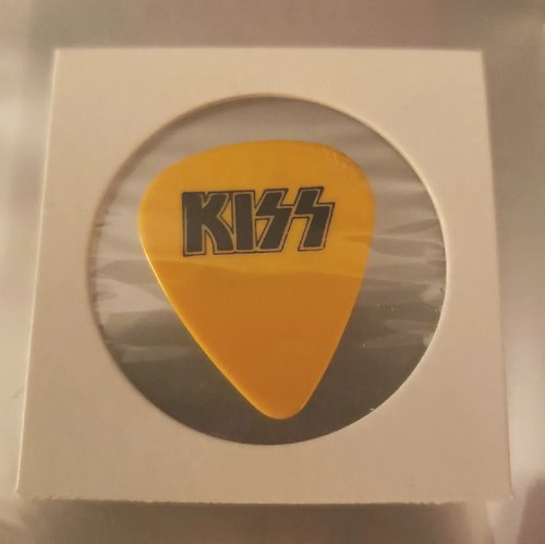 KISS Concert GUITAR PICK 92-94 Revenge / Alive III Tour BRUCE KULICK Dark Yellow