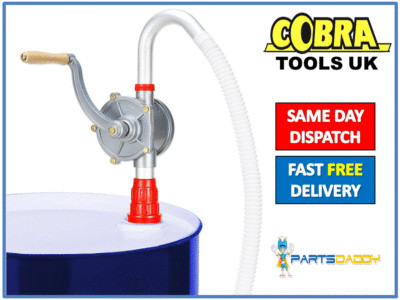 50'' rotierendes Handfass Fass Syphon selbstansaugende Pumpe Diesel Heizöl UK (26-22)
