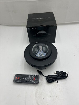 Galaxy 360 Pro Projector Multi-color Projection Built-in Speaker Bluetooth Black
