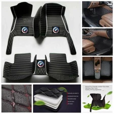 Fit for BMW All Models Car Floor Mats Waterproof Carpets All-weather Front&Rear
