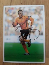 Nick Barmby Hull City Genuine  Hand Signed 7x5 bordered photo Autograph