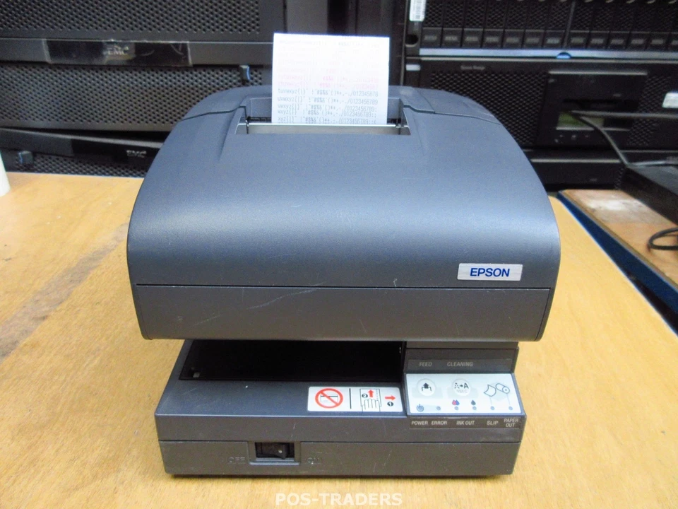 Epson TM-J7100 M184A POS Inkjet Slip Receipt SERIAL 232 Drucker Schwarz INCL PSU - Bild 2 von 4