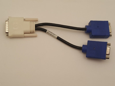 HP  Bizlink DMS-59 to Dual VGA Y Video Splitter Cable  HP 338285-006 Rev B  USED
