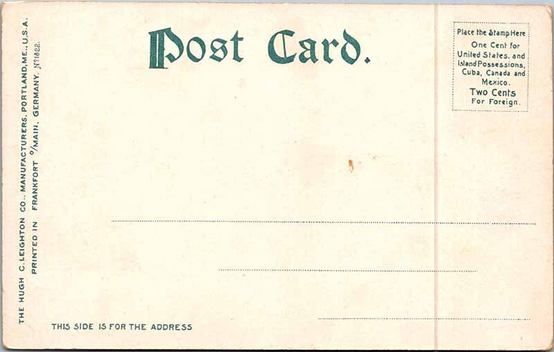 Postcard BRIDGE SCENE Brunswick Maine ME 10/19 AM7269 eBay