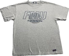 Vtg Jansport Fmu Tennis Tshirt Spell Out Size L College 90s Vtg Jansport Fmu Tennis Tshirt Spell Out Size L College 90s