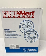 System Sensor SPSCWV SpectrAlert Advance Ceiling Speaker Strobe White New