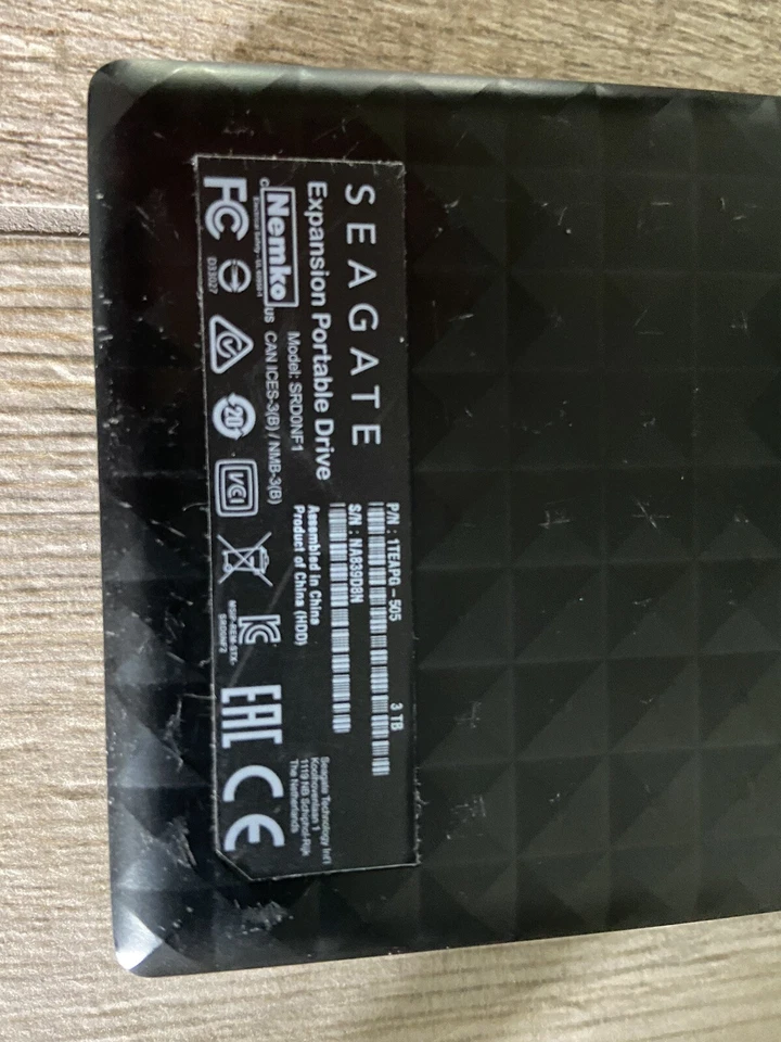 Seagate Expansion Portable 3TB, External Hard Drive, USB 3.0, STEA3000400 - Image 2 of 2