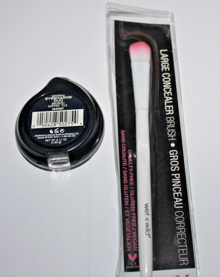 Nuance Salma Hayek Mineral Eyeshadow Duo #015 Bronze/Cobre + Pincel - Imagem 2 de 2