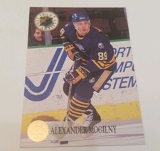 1993-94 LEAF HAT TRICK ARTISTS #2 OF 10 ALEXANDER MOGLINY HOCKEY MINT 