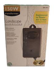 Hampton Bay 585 841 Landscape Lighting Transformer 150W for 12 Volt Systems NEW 