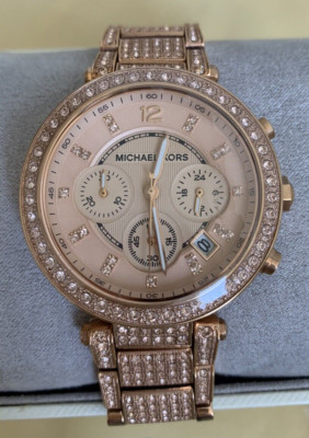 BLACK FRIDAY SALE NWT Michael Kors Parker Rose Gold watch MK5663