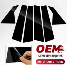 For Honda Civic Sedan 2016-2021 Glossy Black Pillar Post Door Trim Accessories