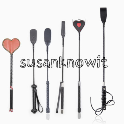 Costumes Straight Leather Prop Flogger Whip Binding Ratton Whip Spank Cane