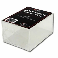 BCW 2 Piece Plastic Card Storage Box (100 Count Size) Slider Box