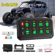 Panel de interruptor de 8 velocidades luz trasera RGB para accesorios Can-Am Polaris RZR UTV ATV