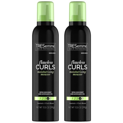 Pack of (2) New Tresemme Curl Care Mousse Flawless #4, Extra-Hold 10.5 oz